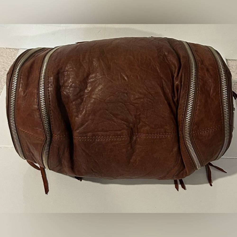 Botkier Brown Leather Satchel Structured hobo Handbag Everyday bag - Picture 13 of 14